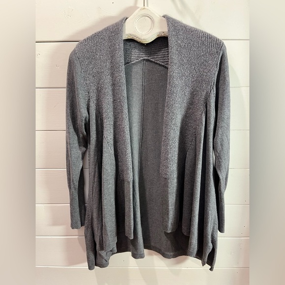 MARA CAROL – Grey knit open cardigan – Size M - Picture 2 of 11